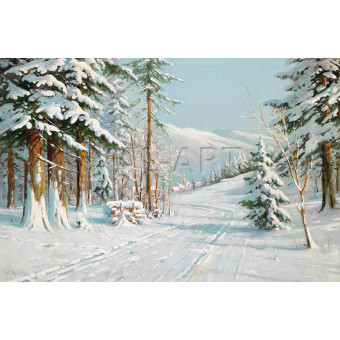 РЕПРОДУКЦИИ НА КАРТИНИ Зима (1895)